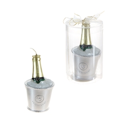 Mega Candles -Champagne Bottle in Bucket of Ice Candle in Gift Box