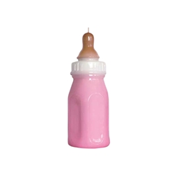 Mega Candles - 11" Baby Bottle Candle - Pink