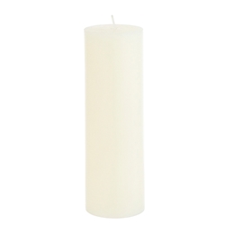 Mega Candles - 2" x 3" Unscented Round Pillar Candle - Ivory