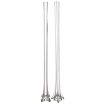 Mega Vases - 1.5" x 40" Eiffel Tower Glass Vase - Clear