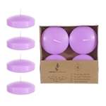 Mega Candles - 4 pcs 3" Unscented Floating Candles - Lavender