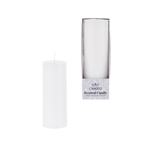2" x 5" Scented Round Pillar Candle in Box - White