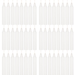 48 pcs 4" Unscented Straight Taper Candle in White Box - White