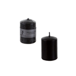 2" x 3" Unscented Dome Top Press Pillar Candle - Black