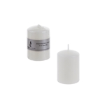 Mega Candles - 2" x 3" Unscented Dome Top Press Pillar Candle - White