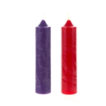 2 pcs 6.75" Unscented Romantic Taper Candle - Asst