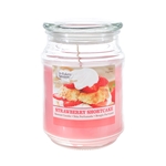 Mega Candles - 18 oz. Country Dreams Scented Jar Candle - Strawberry Shortcake