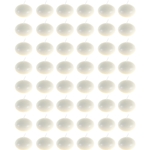 48 pcs 1.5" Unscented Floating Disc Candle in Bulk - Ivory