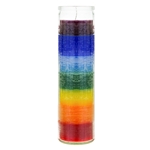 Mega Candles - 2" x 8" Unscented Tall Prayer Container Candle - Asst