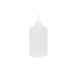 Mega Candles - 2" x 3" Unscented Round Dome Top Pillar Candle - White
