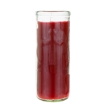 3" x 7.25" Unscented Tall Prayer Container Candle - Red