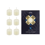 Azure Candles - 12 pcs 10 Hours Unscented Votive Candle - Ivory