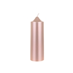 Mega Candles - 2" x 6" Unscented Round Dome Top Pillar Candle - Rose Gold