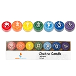 Mega Candles - 14 pcs Unscented Tea Lights Chakra Candles - Assorted