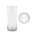 Mega Vases - 4" x 10" Cylinder Glass Vase - Clear