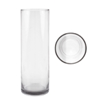 Mega Vases - 4" x 12" Cylinder Glass Vase - Clear