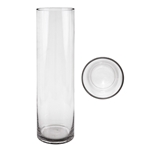 Mega Vases - 4" x 14" Cylinder Glass Vase - Clear