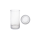 Mega Vases - 5" x 10" Cylinder Glass Vase - Clear