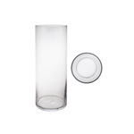 Mega Vases - 5" x 14" Cylinder Glass Vase - Clear