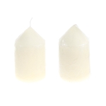 Mega Candles - 2" x 3" Unscented Dome Top Event Pillar Candle - Ivory