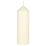 Mega Candles - 2" x 6" Unscented Dome Top Event Pillar Candle - Ivory