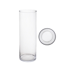 Mega Vases - 5" x 16" Cylinder Glass Vase - Clear