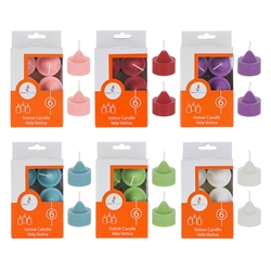 Mega Candles - 36 pcs Unscented Votive Candle - Asst