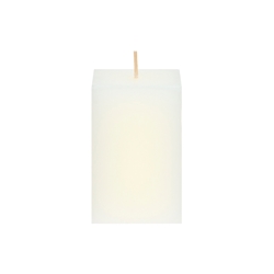 Mega Candles - 2" x 3" Unscented Square Pillar Candle - Ivory