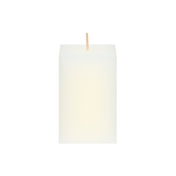 Mega Candles - 2" x 3" Unscented Square Pillar Candle - Ivory