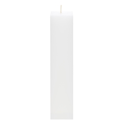 Mega Candles - 2" x 9" Unscented Square Pillar Candle - White