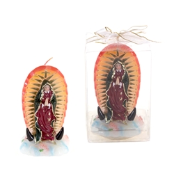 Mega Candles - Lady Guadalupe Statue Candle in Gift Box