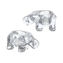 Mega Crafts - Elephant Glassware - Clear