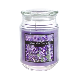 Mega Candles - 18 oz. Country Dreams Scented Jar Candle - Lavender Garden