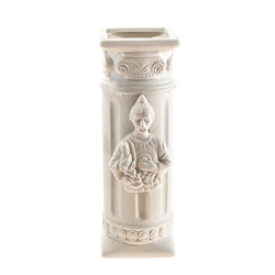 Mega Vases - St. Judas Porcelain Square Vase - Matte White