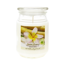 Mega Candles - 18 oz. Country Dreams Scented Jar Candle - Jasmine Bergamot