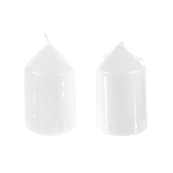 Mega Candles - 2" x 3" Unscented Dome Top Event Pillar Candle - White