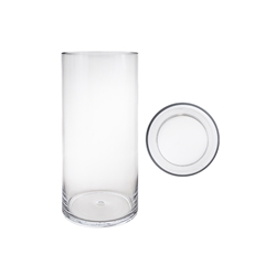 Mega Vases - 6" x 14" Cylinder Glass Vase - Clear